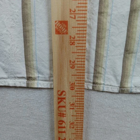 Tommy Bahama Mens Silk Blend Striped Long Sleeve Dress Shirt FLAW - Size XL - Picture 15 of 16